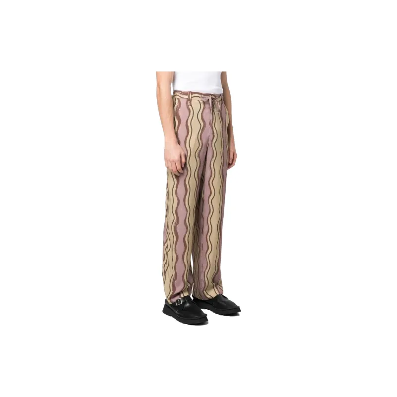 Jacquemus Striped Wide leg Trousers-2