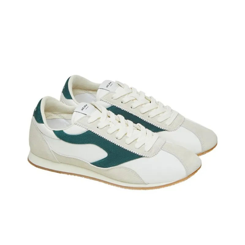 Norman Walsh Breathable Lightweight Low Top Running Shoes Unisex Beige Green-3