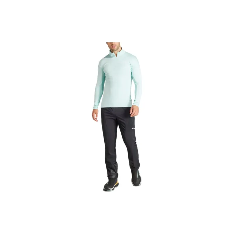 Adidas TERREX XPERIOR LONG SLEEVE SWEATSHIRT Sweatshirt Men's Semi-Transparent Aqua Green-3