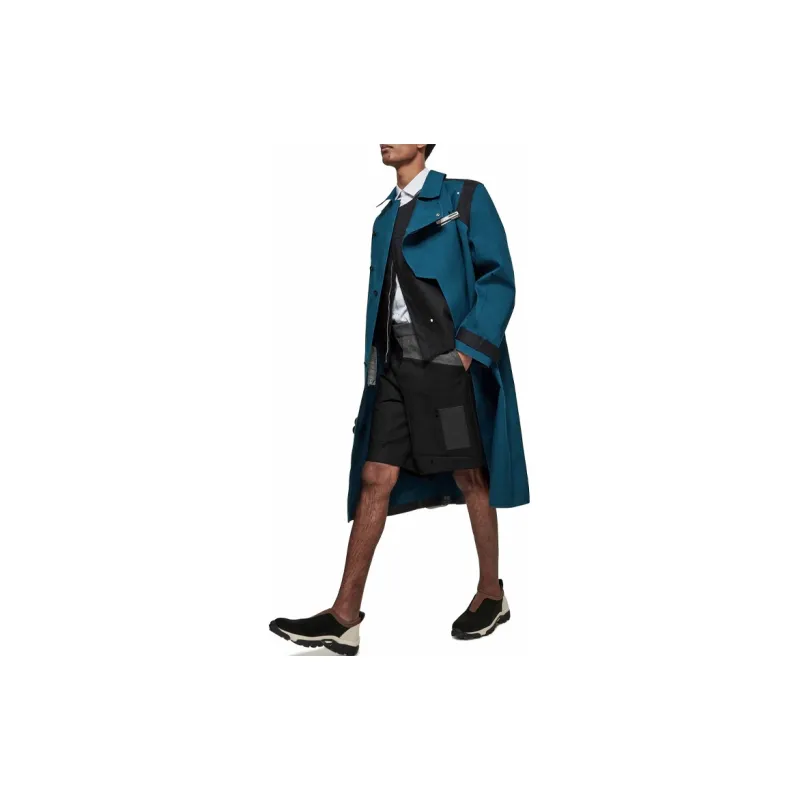 A COLD WALL* Logo badge Longline Trench Coat-5