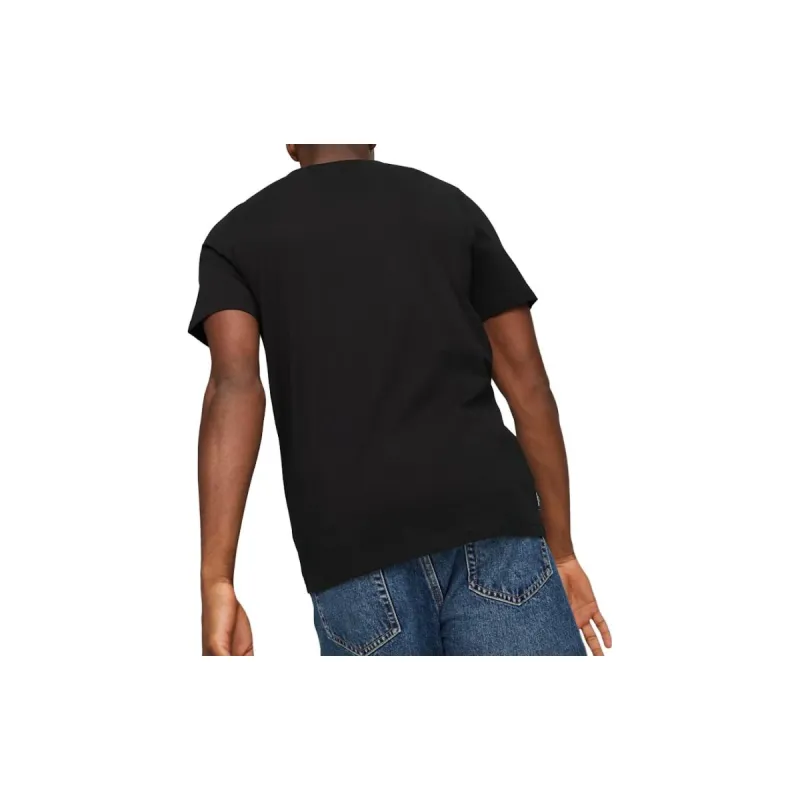 PUMA T Shirts Men Black-2