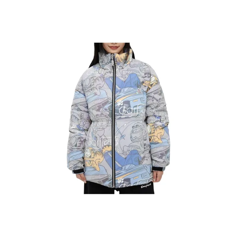 FUN X Garfield Down Jacket Unisex Gray-2