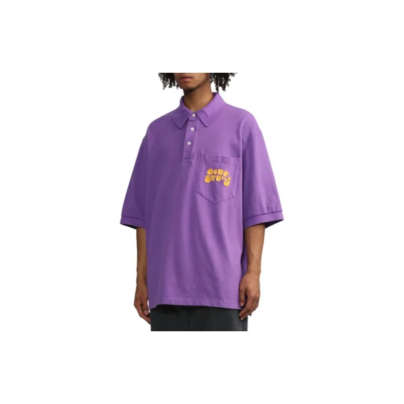 Acne Studios Polo Shirts Men Purple-3