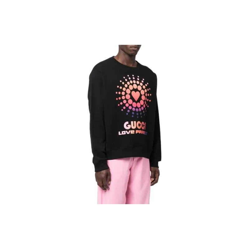 GUCCI Logo Printed Crewneck Sweatshirt-3