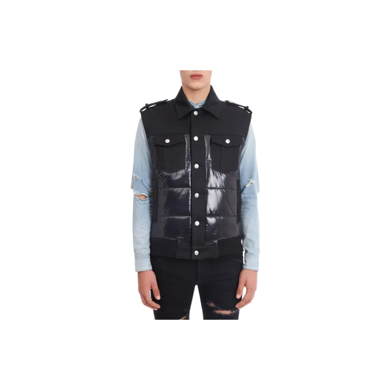 BALMAIN Vests Men Black-4