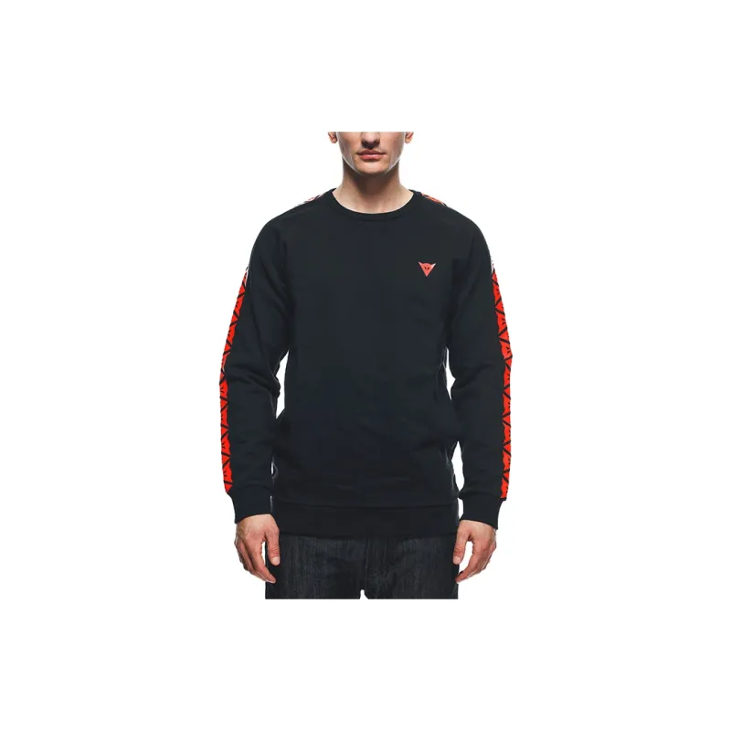 DAINESE SWEATER Sweatshirt Men's Black-Red-2