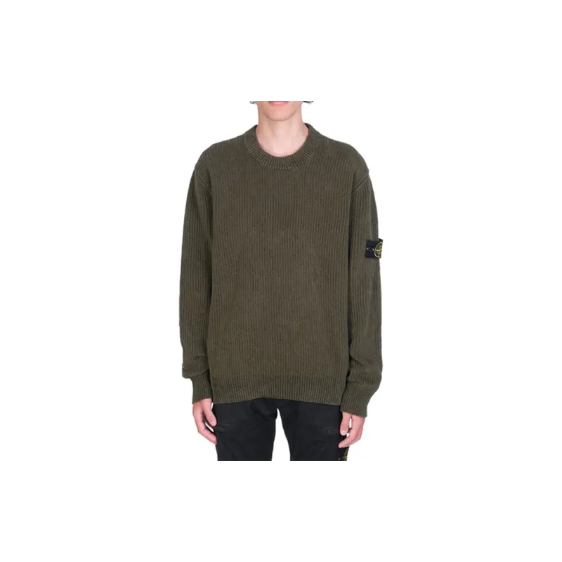 STONE ISLAND Sweaters Men Army Green-2
