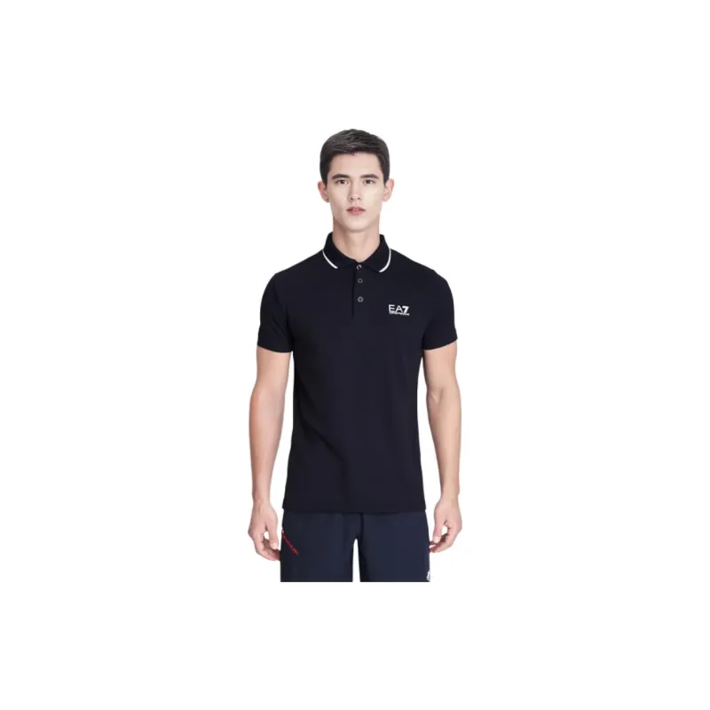 EMPORIO ARMANI Piqué weave Polo Shirt-6