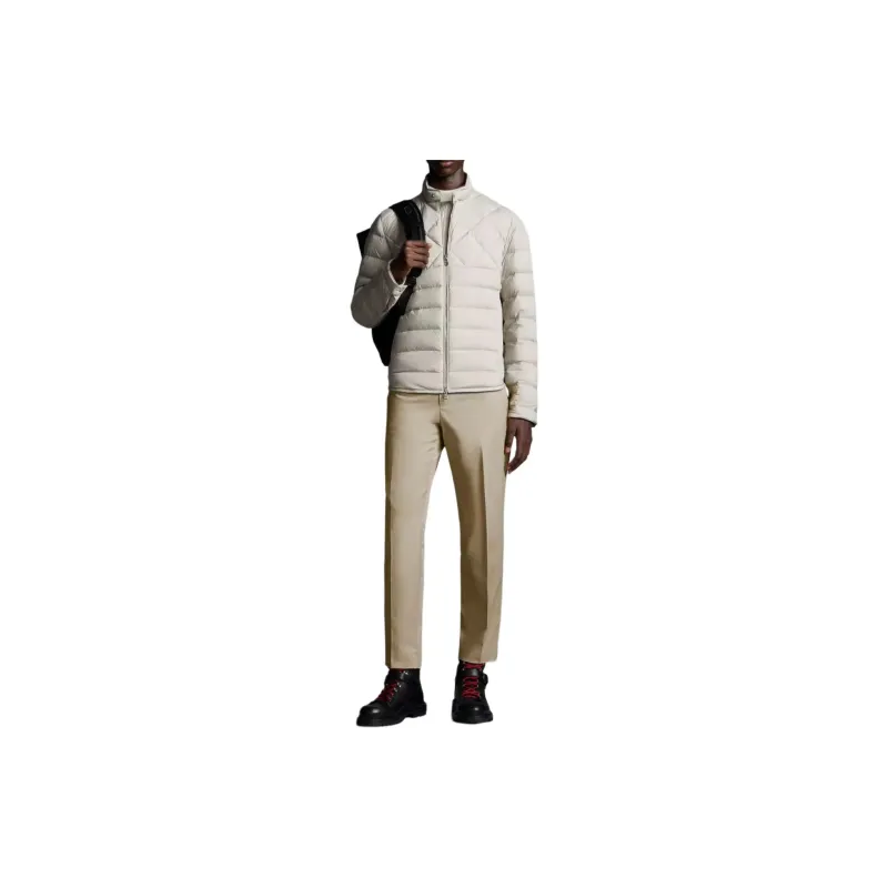 Moncler Casual Pants Men's Light Beige-1