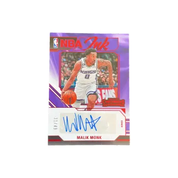 PANINI 2023 24 Ball Game Ticket King Malik Monk INK Signature 31/49 Signature Star Card Access Pass Sports Cards 1 Pc