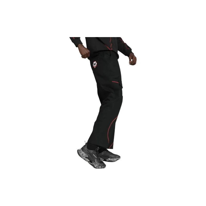 Bmw X PUMA Summer Court Casual Pants Unisex Black-6
