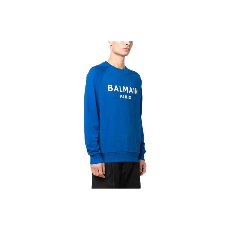 BALMAIN FW22 Sweatshirt Men's Blue-3