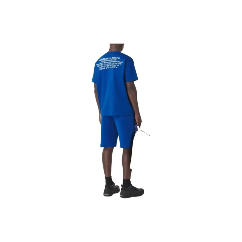 Burberry T Shirts Men Blue-2
