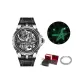 Steel Case Black Dial Black Strap