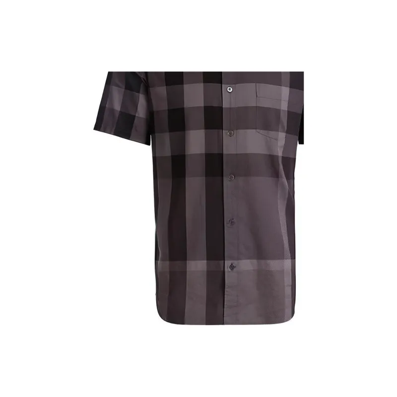 Burberry Shirts Men Gray-3