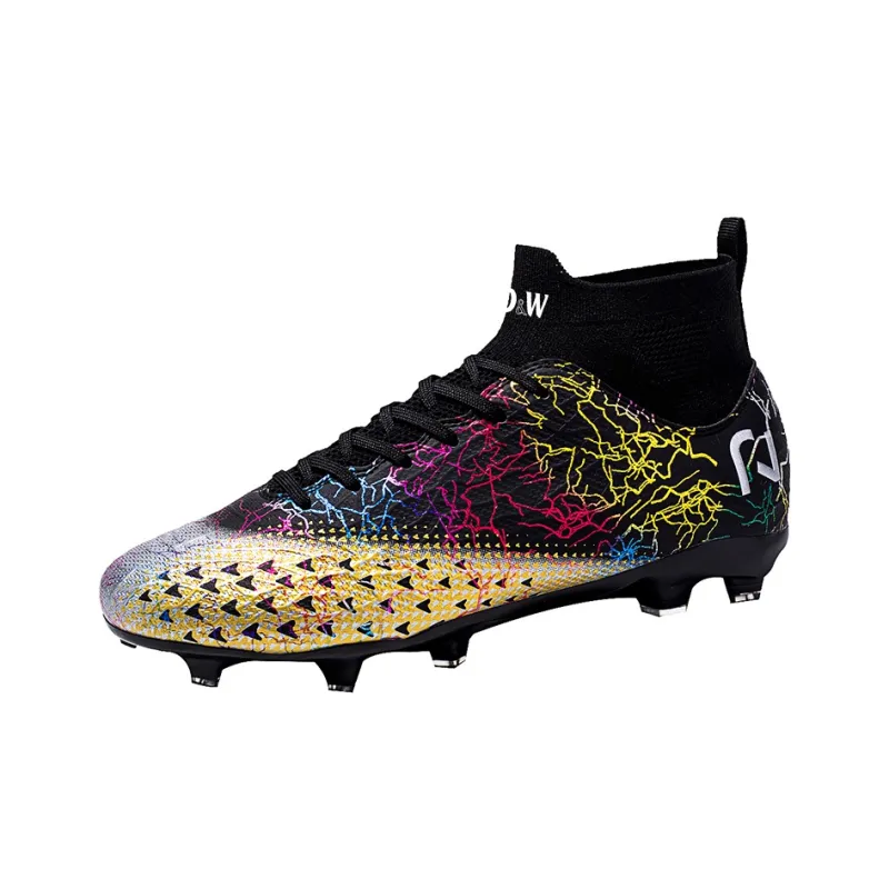 D&W FG Firm Ground Artificial Ground, Natural Ground Indoor Abrasion Resistant Slip Resistant Soccer Shoes Unisex-5
