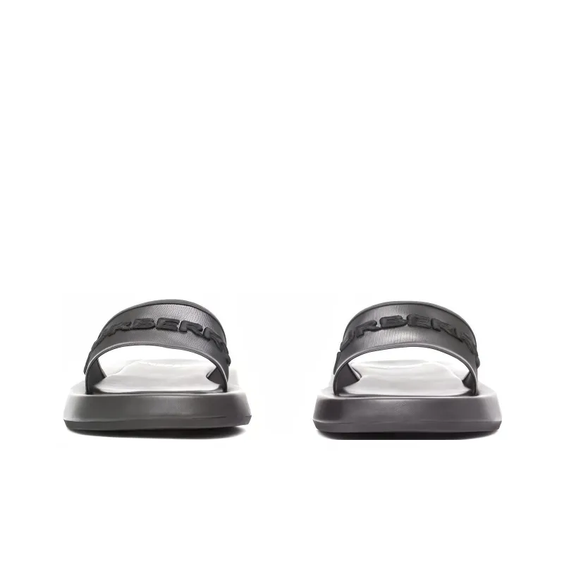 Burberry Embroidered Logo Slide Black Women's-3