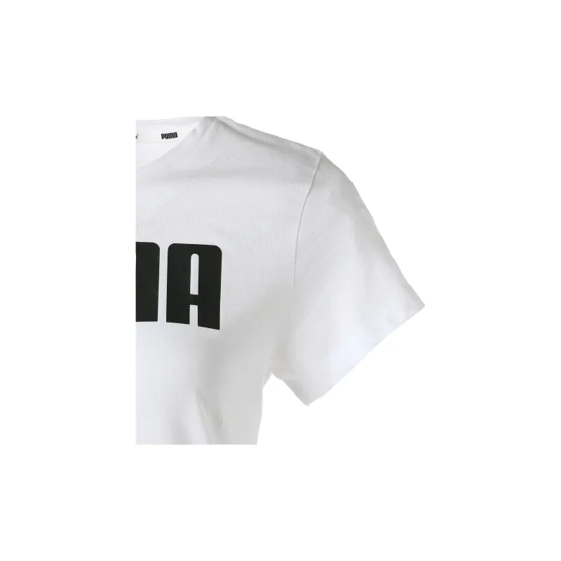 PUMA ESS T Shirts Women's White-3