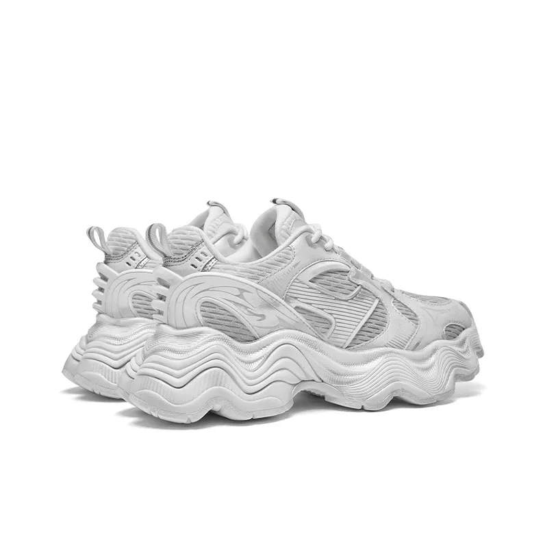 CHERYKALLY Cushioning Anti Slip And Wear Resistant Height Increasing Low Top Chunky Sneakers Women's-20