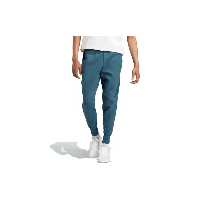Adidas Knitted Sweatpants Men Blue-4