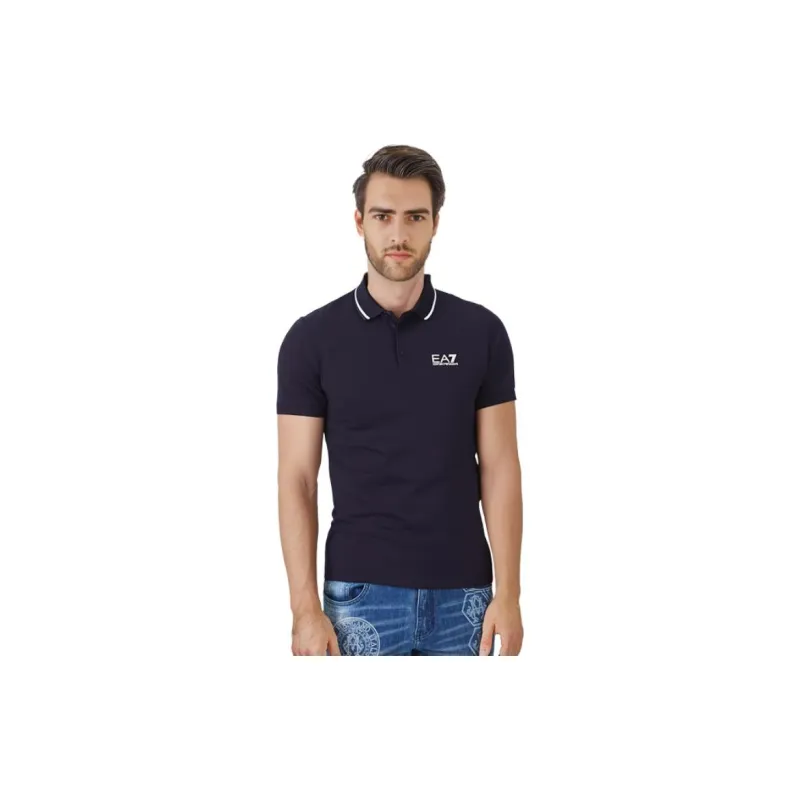 EMPORIO ARMANI Piqué weave Polo Shirt-8