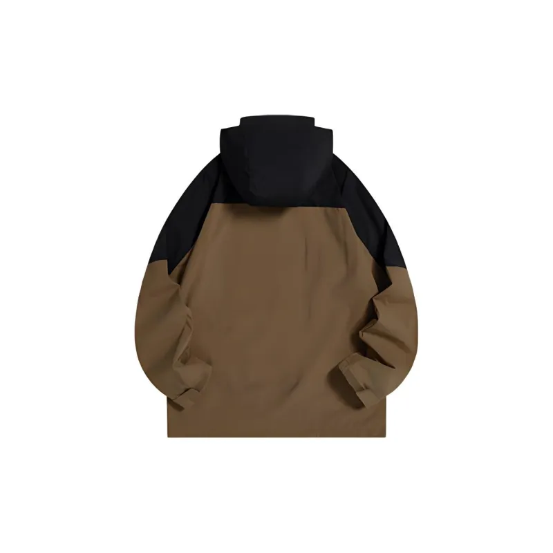XTEP Trench Coat Men's Suede Brown/Jet Black-1