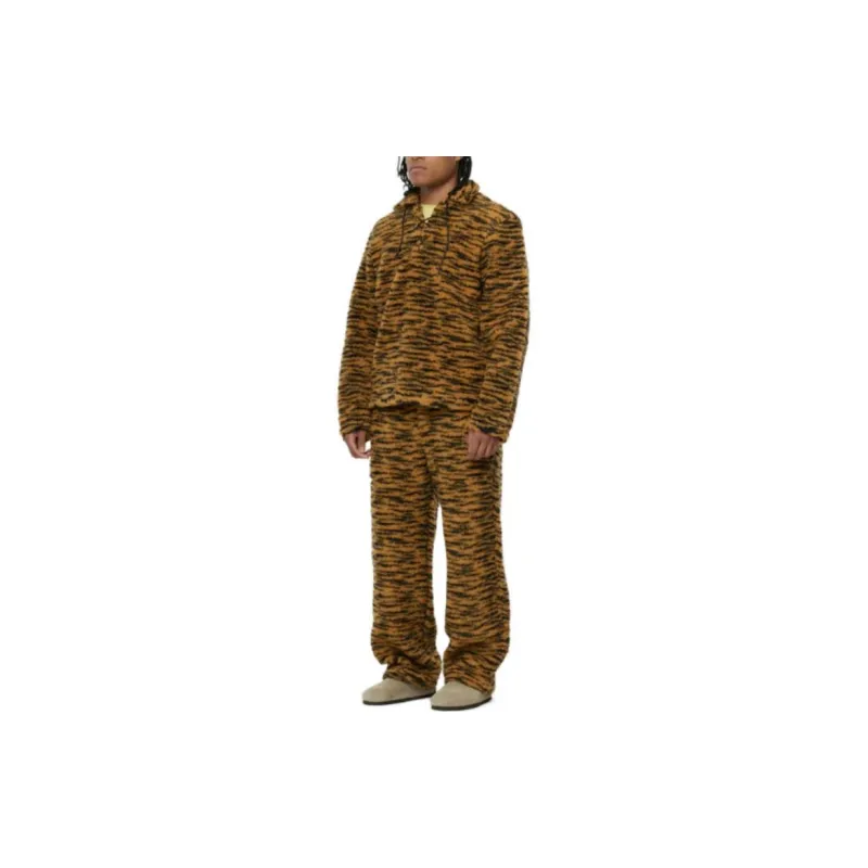 BODE Tiger print Lace up Jumper-3