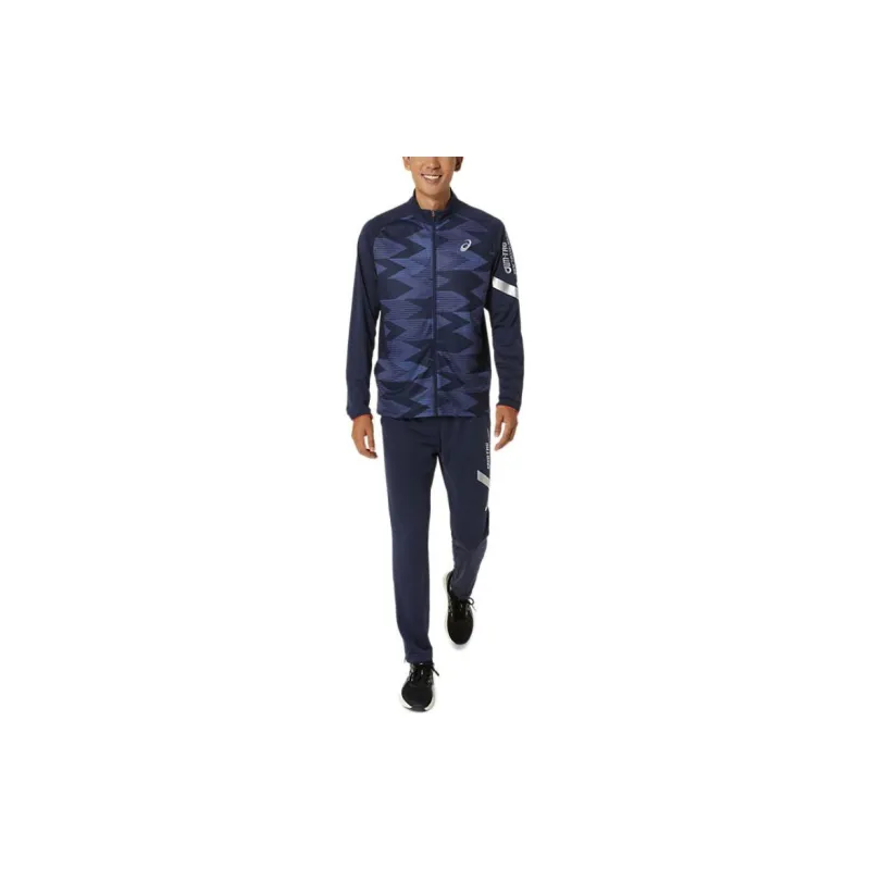 Asics Casual Pants Men's Dark Blue-3