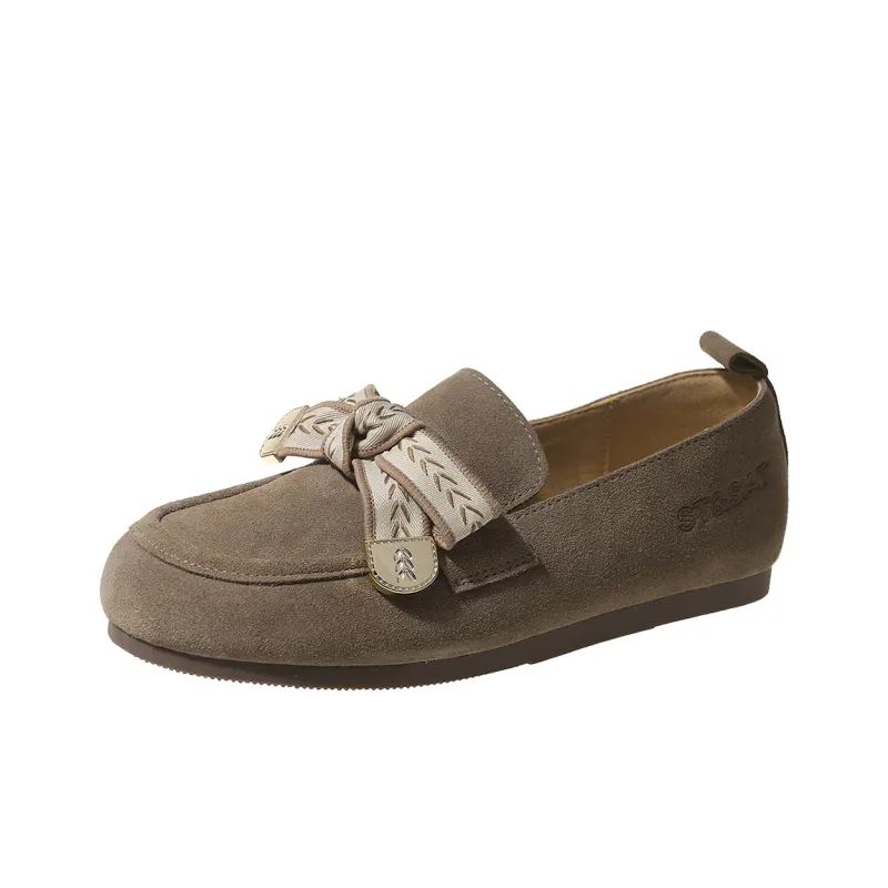 ST&SAT Loafers Women's Brown/Red Brown/Khaki/Khaki Gray-6