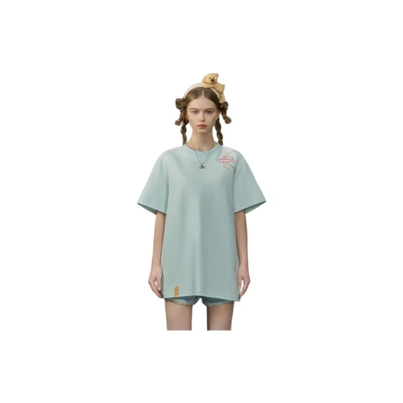 13 DEMARZO T Shirt Unisex Light Green-2