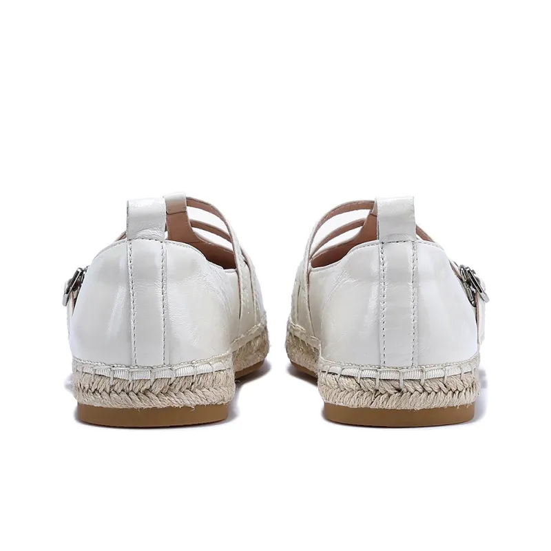BELLALILY Flat Shoes Espadrilles Women's-4