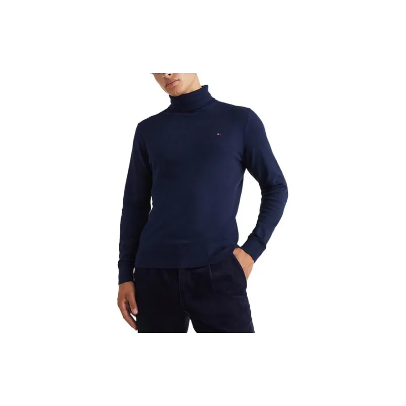 Tommy Hilfiger Logo-embroidered Turtleneck Jumper-3