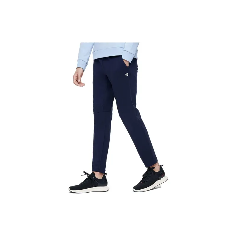FILA Knitted Sweatpants Men Royal Blue-1