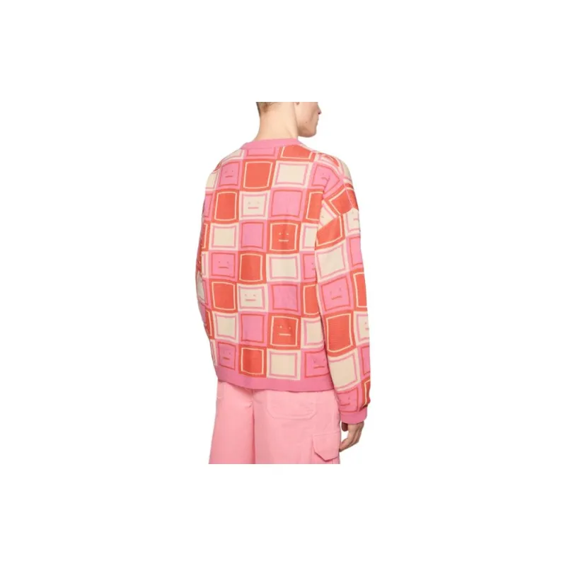 Acne Studios Logo Jacquard Crewneck Jumper-2
