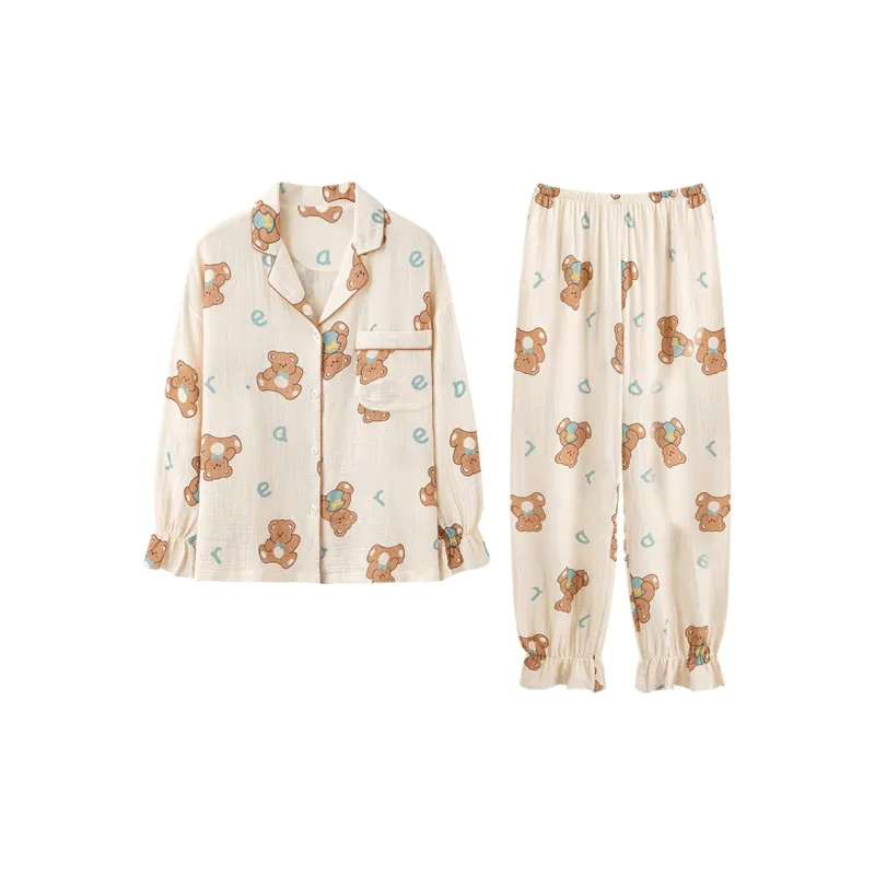 Ordifen Pajama Set Women's White-35