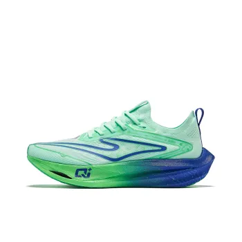 Erke Zhi Jing 2.5 Cushioning Breathable Rebound Low Top Running Shoes Men's Fluorescent Color Scheme