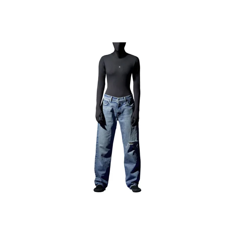 Balenciaga X YEEZY X Gap X Balenciaga Jeans Unisex Blue-4