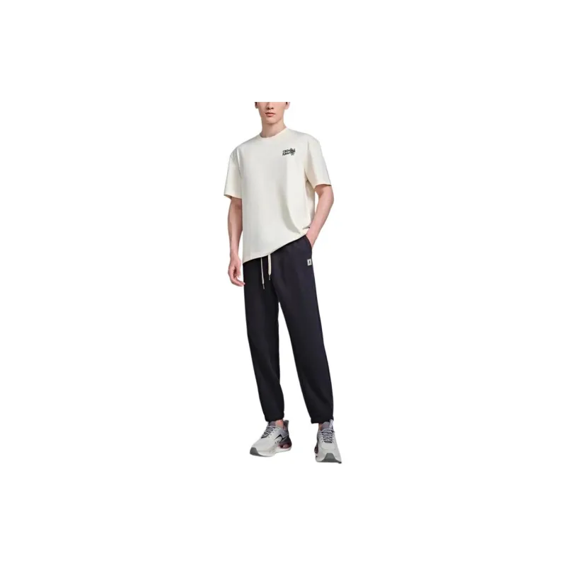 HLA T Shirts Men Beige Apricot Pattern 60-2