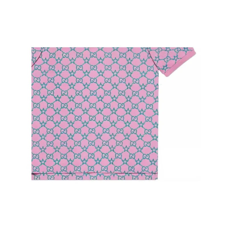 GUCCI FW22 Polo Shirt Men's Pink-5