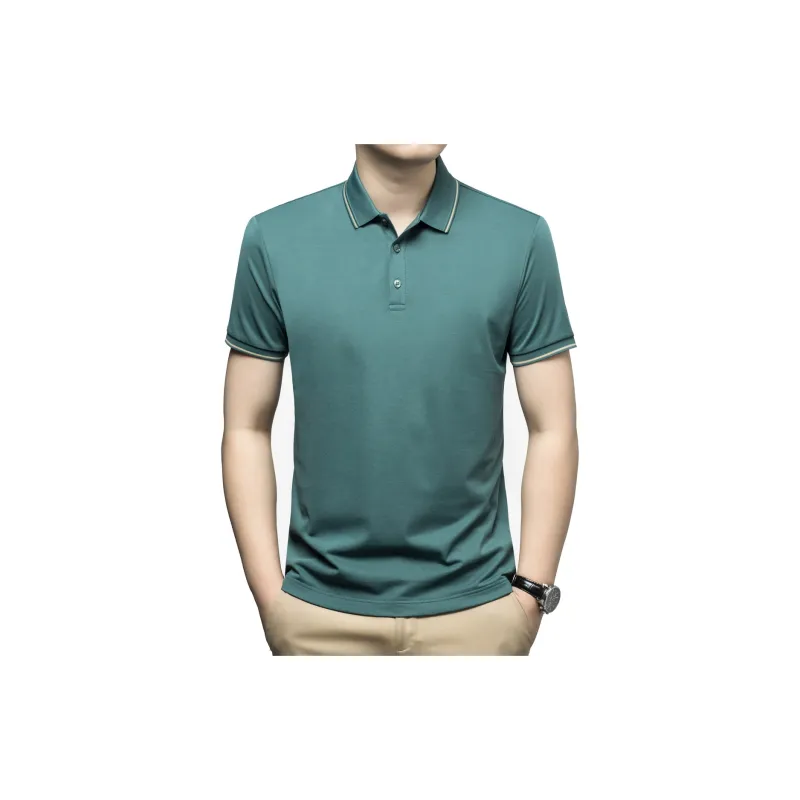 H YXIANG Polo Shirts Men-16