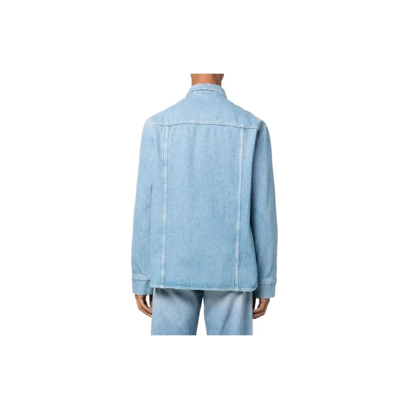 NANUSHKA Button up Denim Shirt-1