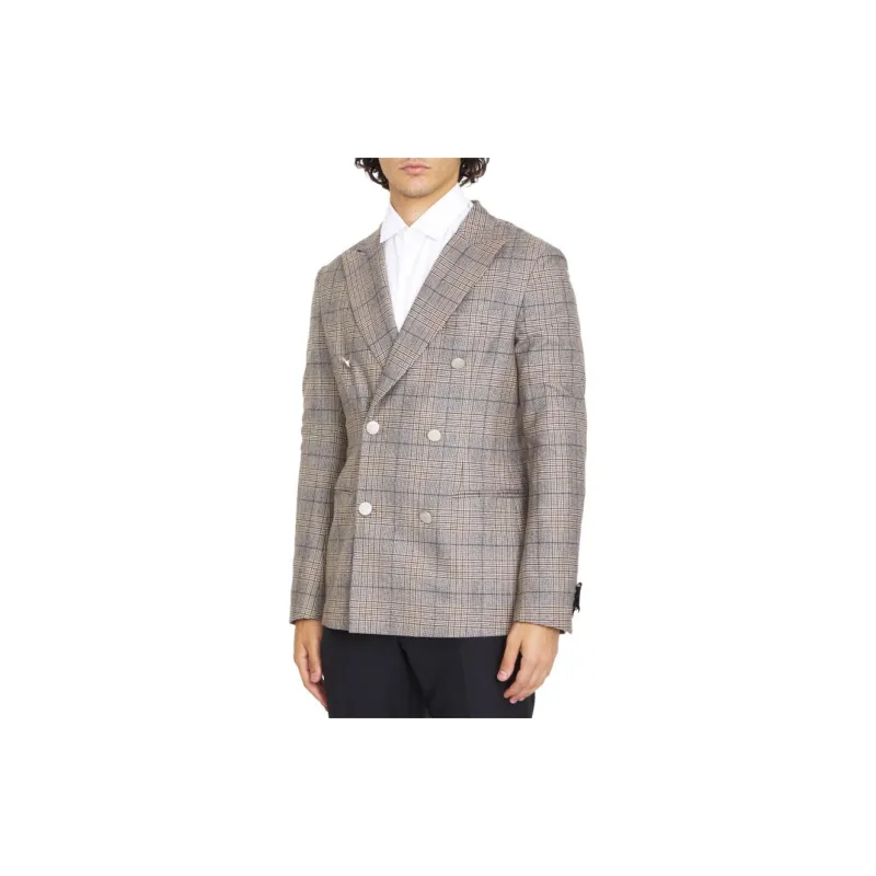 TONELLO Checked Blazer-3