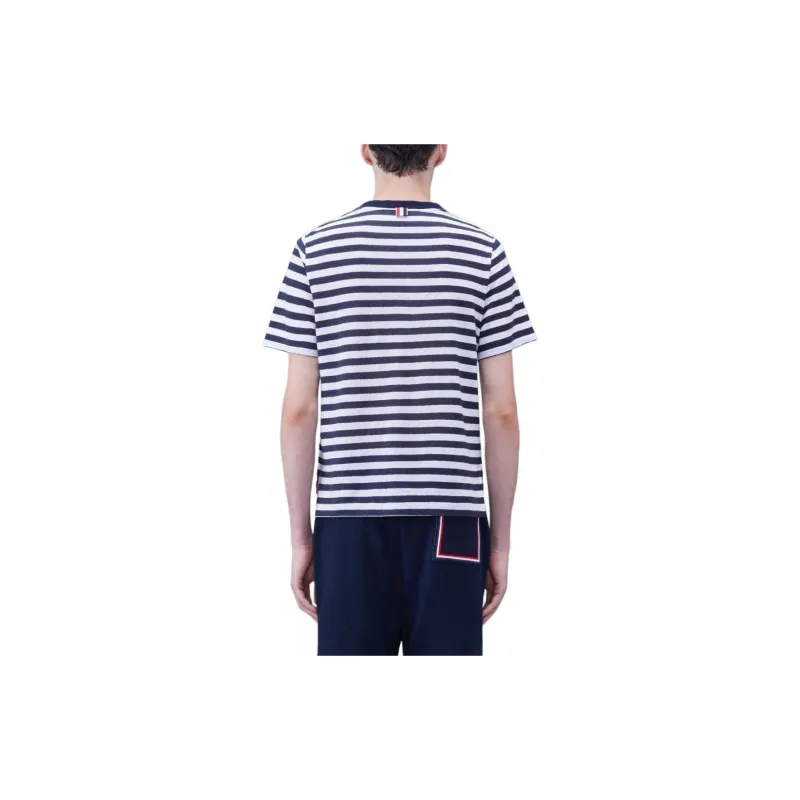THOM BROWNE Striped Crewneck T Shirt-2
