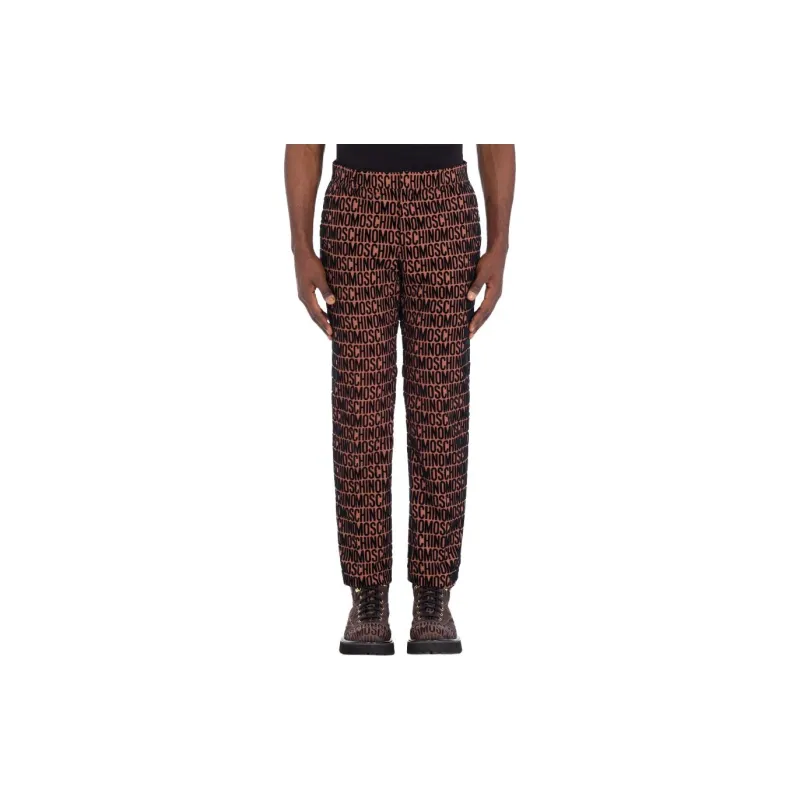 MOSCHINO Monogram Jacquard Slim-Cut Jeans-1