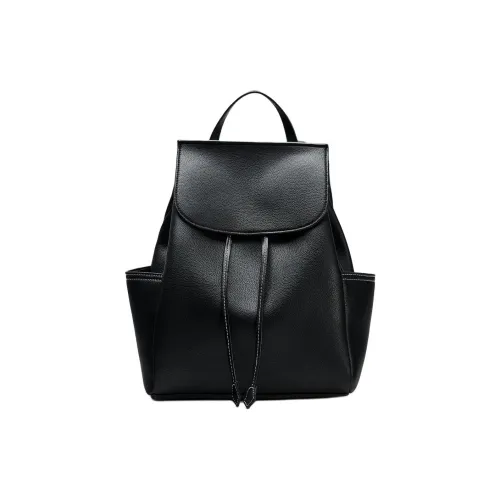 ZARA Backpacks Black