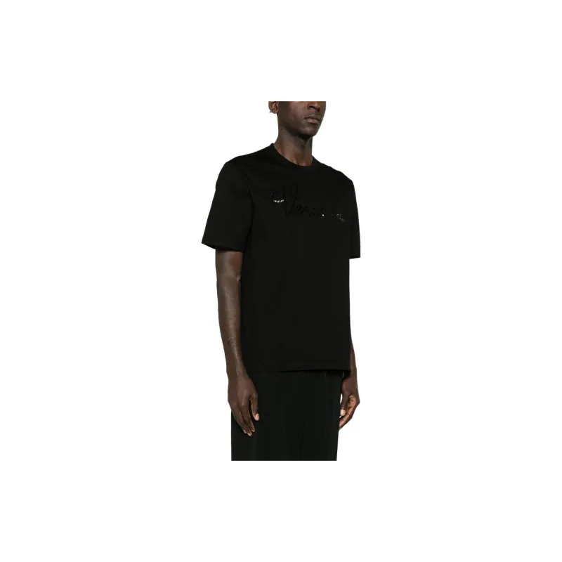 VERSACE Nautical Cotton Polo Shirt-3