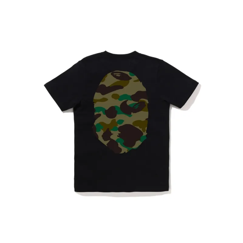 A BATHING APE A BATHING APE 1st Camo Big Ape Head Rlx Tee Black/Green-1