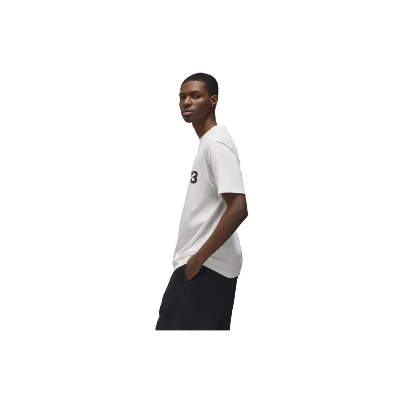 Y 3 Logo print T shirt-2
