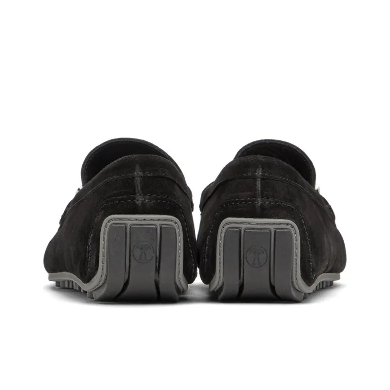 MOSCHINO Logo Lettering Slip On Moccasins-4
