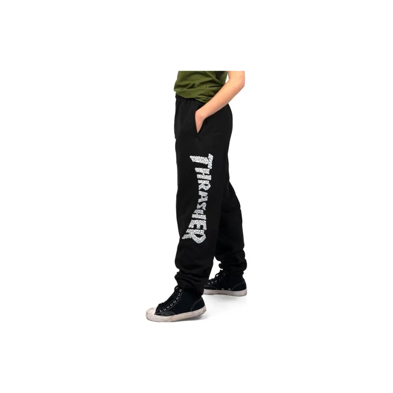 Thrasher Knitted Sweatpants Men Black-4